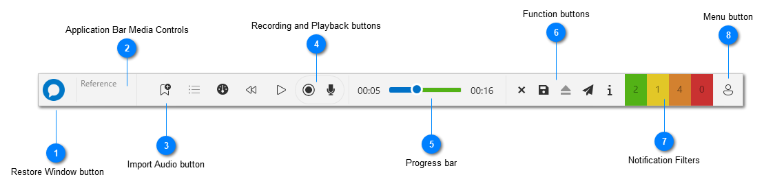 Application Bar (Job mode)