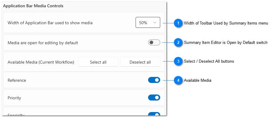 Application Bar Media Controls