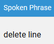 4. Spoken Phrase column