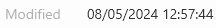 4. Modified datetime