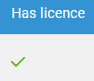 4. Has Licence column