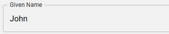 3. Given Name field