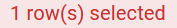 7. Number of rows selected