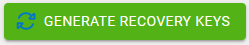 1. Click Generate Recovery Keys