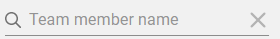 1. Team Member Search box